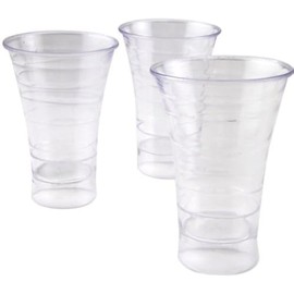 Polar Ice Disposable Plastic Spiral Shot Cups, 1.75 oz., Clear, Package of 50
