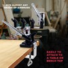Master Airbrush Universal Clamp-On 6-Airbrush Holder - Airbrush Accessories &