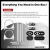 joytrace 3" Exhaust Hangers Kit 12PC - 360° Swivel Clamps