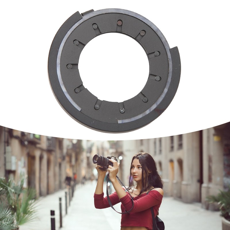 1.8‑22mm Adjustable Iris Aperture 11 Blades Aluminum Alloy Reusable Adjustable