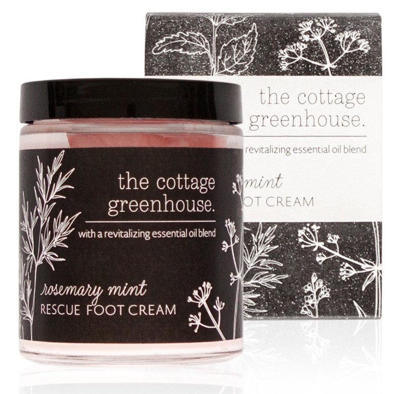 The Cottage Greenhouse Rosemary Mint Foot Cream | 6 oz