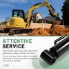 VORGENS Mini Excavator Thumb Cylinder, Hydraulic Cylinder 25mm/0.98in, Compatible with
