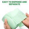 BEIDOU-PAC 4-6 Gallon Flap Tie Compostable Trash Bags, 76 Count,