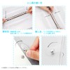6 Hole A6 Personal Notebook Binder A6 Transparent with Bodan
