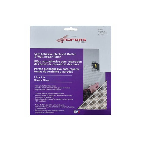 ADFORS 7 in. L x 7 in. W Fiberglass Mesh