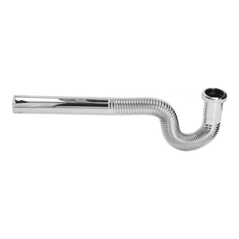 Brass Flexible P Trap Pipe Corrugated Decorative No Odor Bendable