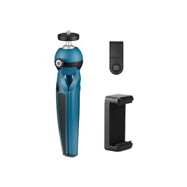 Jobby Joby JB01795-PKK Mini Tripod for Smartphones, Handy Pod, Smartphone Kit (Teal), Smartphone Adapter Included, Bluetooth Remote Control, Video Streaming, Insta, Youtube Videos, Watching Videos,