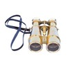 Hampton Nautical Captain's Solid Brass Binoculars, 6", Brass