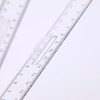 Pack of 4 Plastic Rulers with Handle, 20 cm/8 Inch