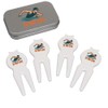 Azeeda 'Swimmer in Water Design' Golf Divot Tool/Repair Fork Gift