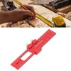 6 Inch Woodworking Ruler Adjustable Sliding Stop Aluminum Alloy Pocket