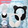 WIYETY Pack of 2 Winter Earmuffs, Plush Ear Warmers Girls,
