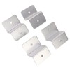 4 Sets Solar Panel Z Bracket Aluminium Alloy Installation Accessory