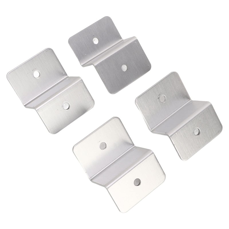 4 Sets Solar Panel Z Bracket Aluminium Alloy Installation Accessory