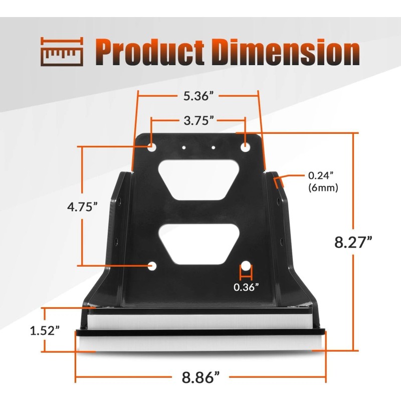 for Kayaks Transom Trolling Motor Mount Motor Bracket Kit for