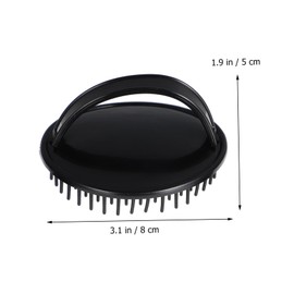 Healeved 6pcs Hair Cleansing Brush Scalp Massager for All Hair Types Soft Teeth for Comfortable Massage Portable Design for Easy Use