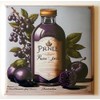 Prune Juice Bottle Fridge Magnet (Style B) (2.5 x 2.5