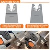 Oscillating tool scraper blades set, include oscillating rigid scraper blade