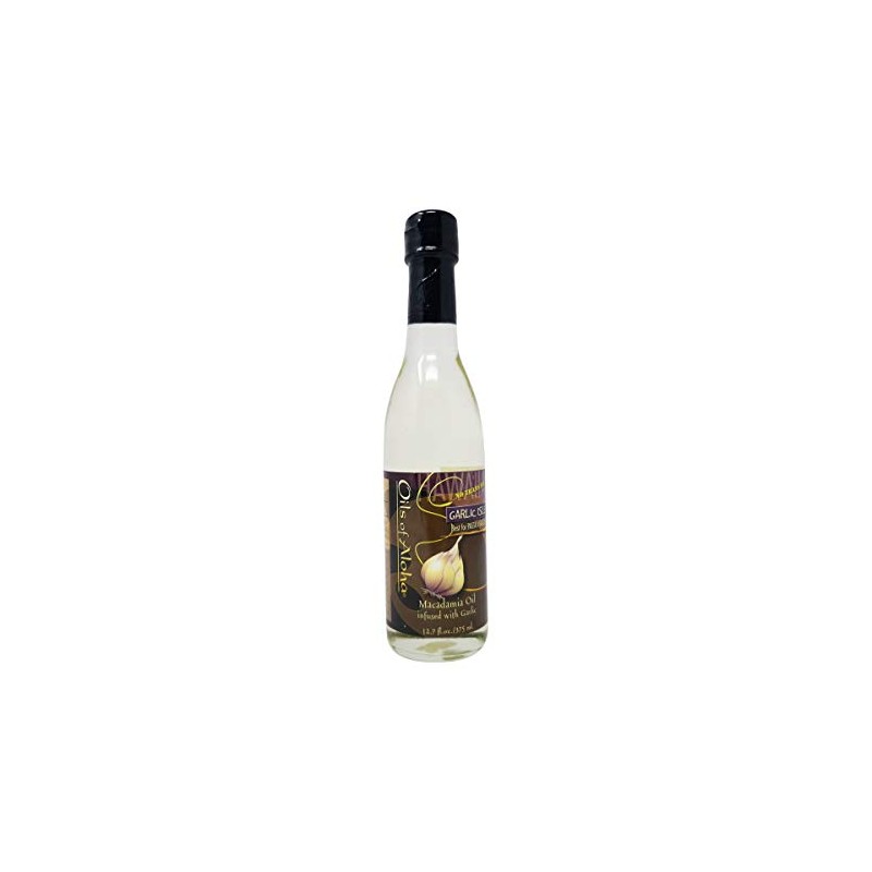 OILS OF ALOHA Garlic Isle Macadamia Oil, 12.7 FZ