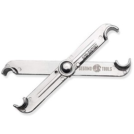 Segomo Tools Fuel Line Disconnect Scissor Tool - 5/16 Inch & 3/8 Inch (for Fuel, A/C Line Service, Heaters) - FUEL01