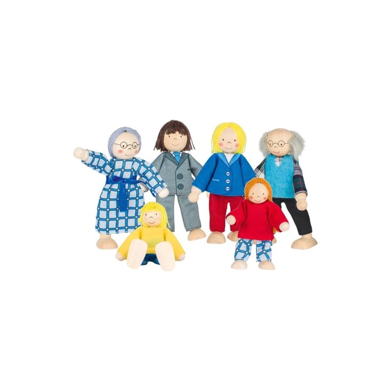 GoKi Wooden Flexible Puppets City Family
