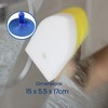White Magic Shower Eraser Sponge Refill, Yellow, 15 x 8