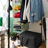 High Capacity Foldable Storage Bag, Waterproof Oxford Fabric, Double Zippers,