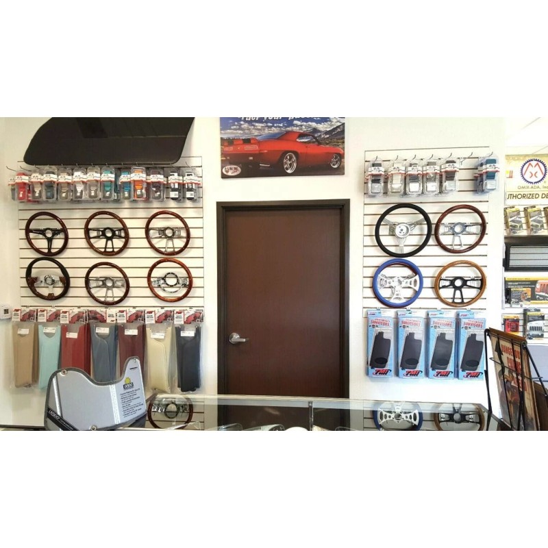 Forever Sharp Replacement Wood Steering Wheel Half Wrap - Mahogany