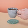6 Pcs Van Gogh Almond Blossom Drink Coasters with Holder