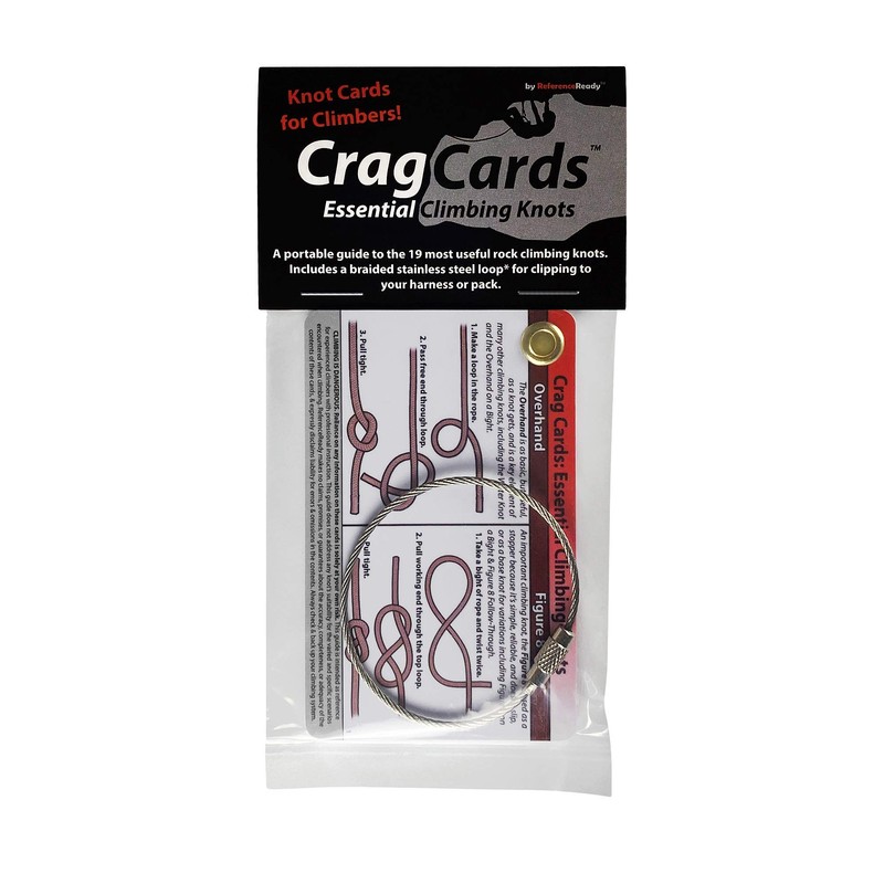 Rock Climbing Knots by Crag Cards - Rugged Pocket Guide