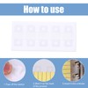 300pcs Clear Self Adhesive Hang Tabs, Round Sticky Hanging Tabs
