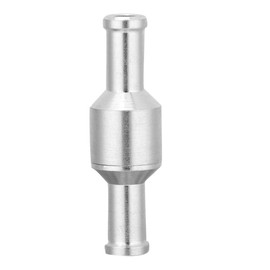 Tomotato Aluminium One Way Inline Check Valve Fuel Gas Liquid Air One Way Non Return Check Valve(8mm)