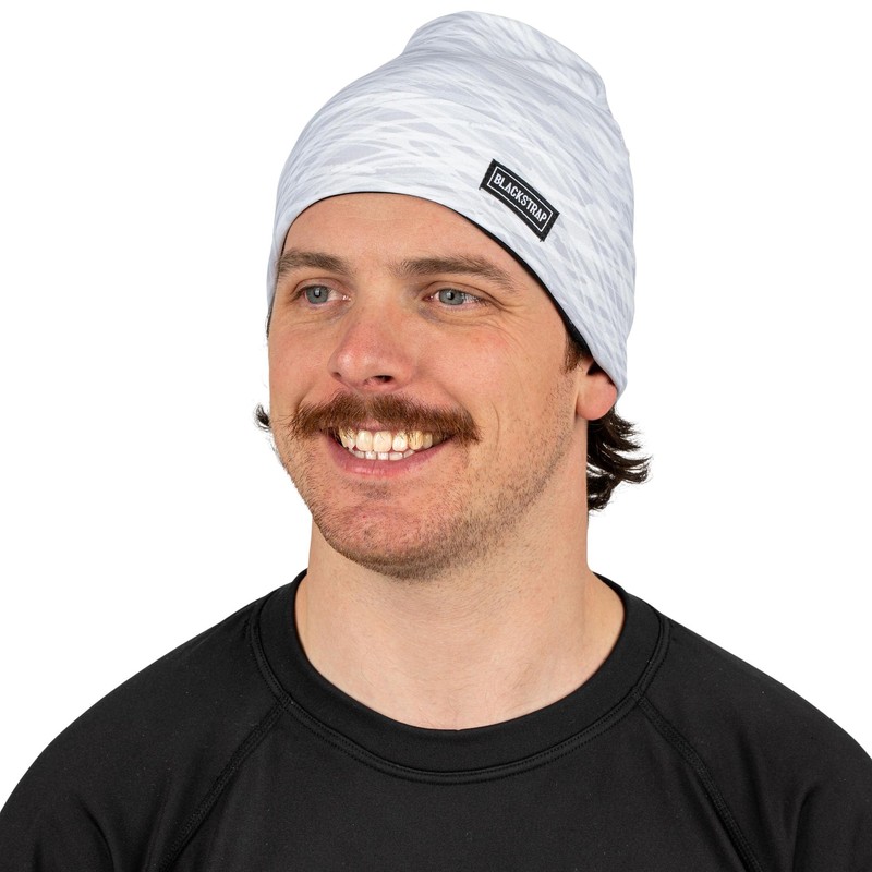 BLACKSTRAP Ascend Cold Weather Beanie, Hatched Snow, One Size