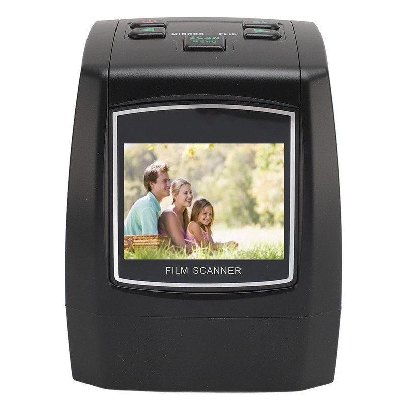 Film and Slide Scanner 22MP Interpolation 2.4 Inch LCD Screen