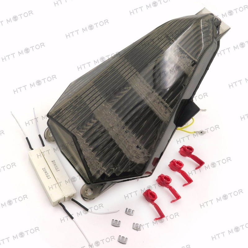 HTTMT MT046- Smoke Tail Light Compatible with 2006-2013 Yamaha YZF