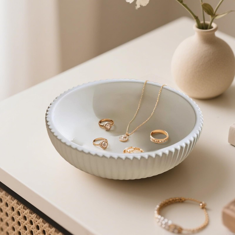 ZHAO GE Large Round Tray Epoxy Resin Moulds