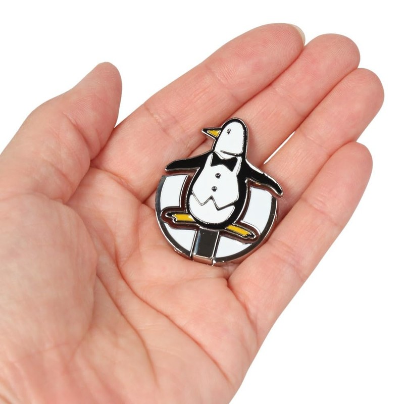 Muningwear MG4FAZ62M Golf Marker [ENVOY] Freestanding, Flip-Up Type, Mark, Penguin,