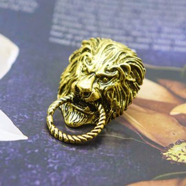 HETICA Vintage Brooch Pins for Suits Domineering Lion Head Lapel Pins for Men's Pin Women Pin Animal Lapel Brooch Safety Pin Punk Suit Tie Pin for Valentine's Day Anniversary Birthday Gifts