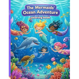 "The Mermaids Ocean Adventure": Coloring Book