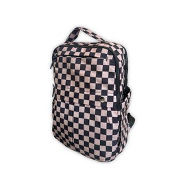 The Iris Backpack (#9012) Unisex Backpack - By Iris & Rainbow:_Khaki Checkered