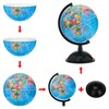 Exerz Educational World Globe 20cm Swivel Rotating Desk Top Globe