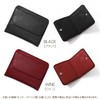Blanpom bp-1046 Women's Bifold Wallet, Leather, Cowhide Leather, Mini Wallet,