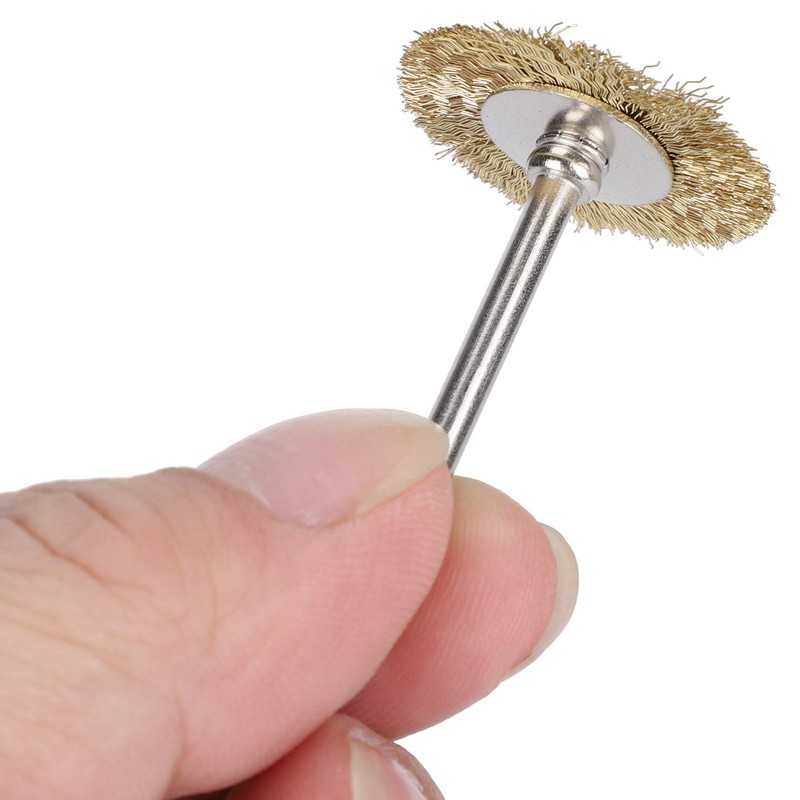Haosie Wire Brush, Rotarys Tool Accessories, 30PCS Drill Brush, Small