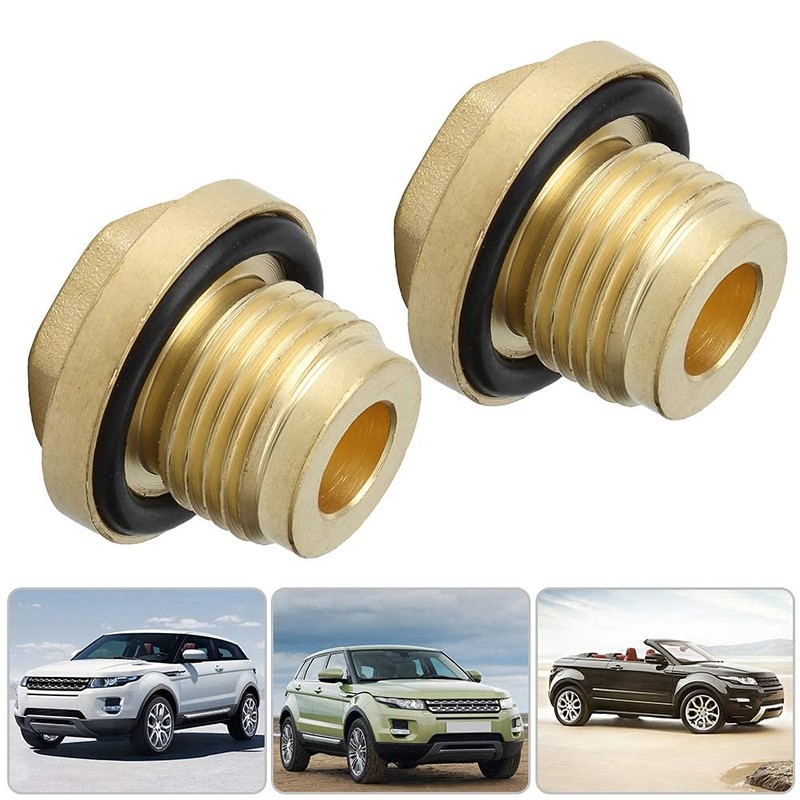 Drain Plug, 2 Piece Brass Diff Filler Differential Drain Plug