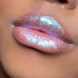 I Am Everything Color Shifting Lip  Gloss (Color Shifting Holographic Glitter Lip gloss) Hydrating Lipgloss, Glitter Lipgloss, Sparkle Lipgloss, Moisture Shea Butter - Color: I Am Infinite