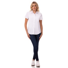 Chef Works Women's Universal Shirt, White, X-Large