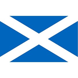 Scotland Saltire Flag - Set of 2 - Medium - Double Stitched - Collectable Souvenir National Scottish Football Fan Decoration - Durable - 91 x 61cm (3ft x 2ft)
