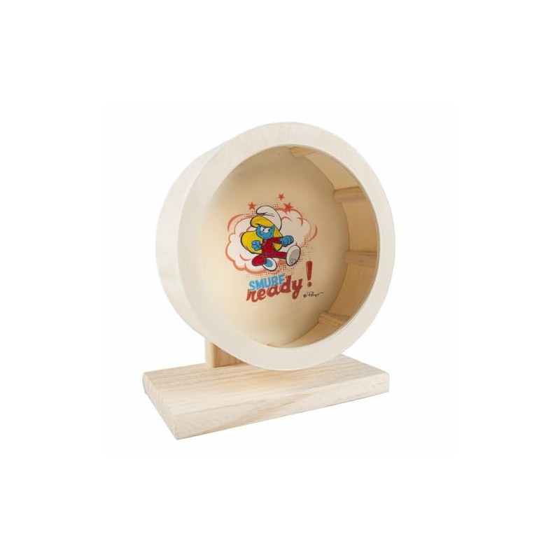 Smurfs duvoplus, Wooden Activity Wheel Smurfette 20cm Fun Activity Wheel