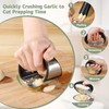Vantic Garlic Press Rocker - Stainless Steel Garlic Mincer Garlic