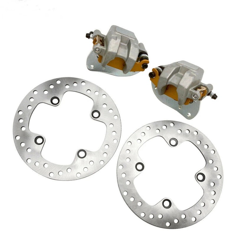 LYK Rear Brake Calipers & Brake Rotors for Yamaha Grizzly